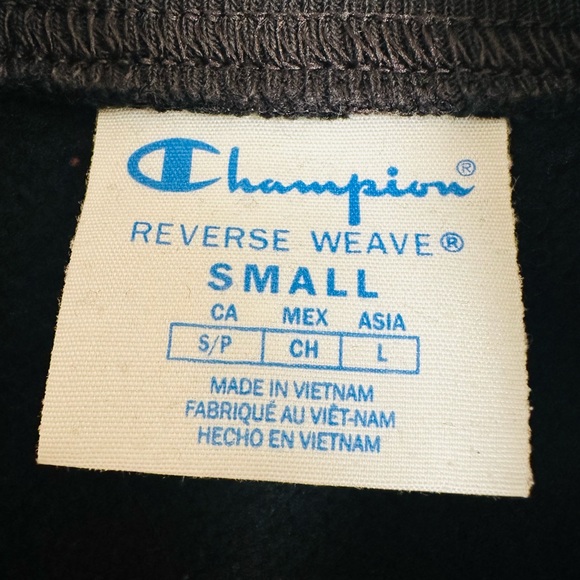 Vintage Champion Mock Neck Sweatshirt Classic Turtleneck Sweater - Picture 8 of 8